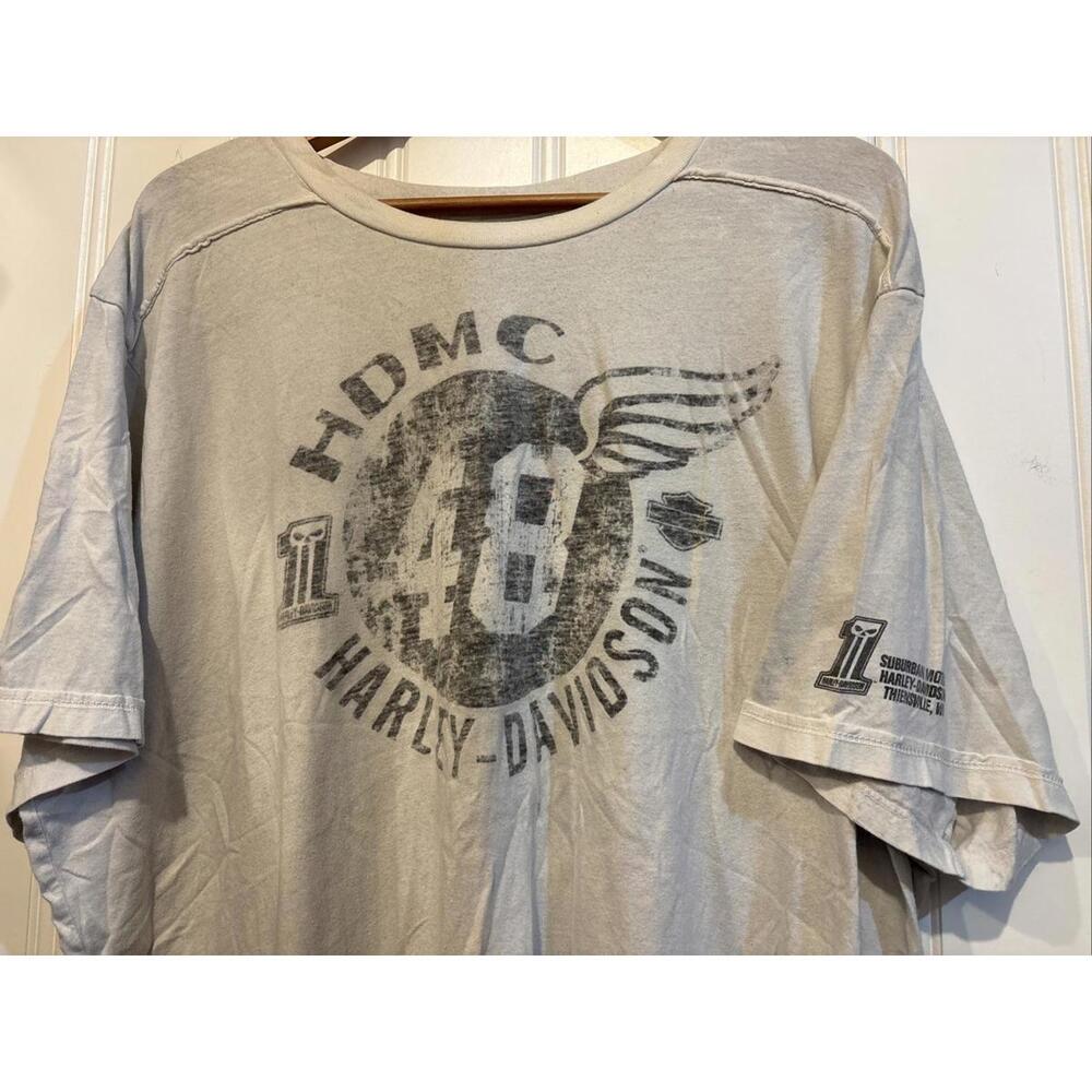 Lot of 6 Harley Davidson Mens 3XL Short Sleeve Graphic T-Shirts Soft Lightweight - Picture 7 of 9